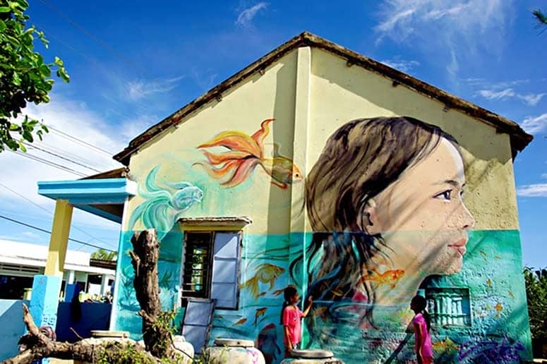 Village peinture Hoi AN