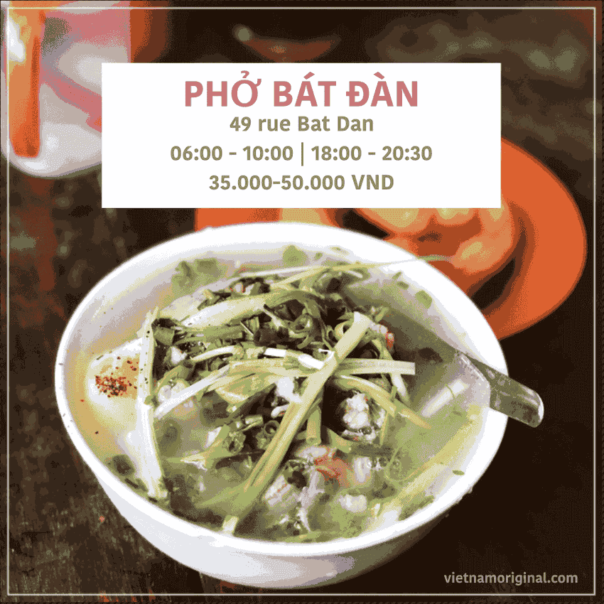 Quand et quoi manger Hanoi